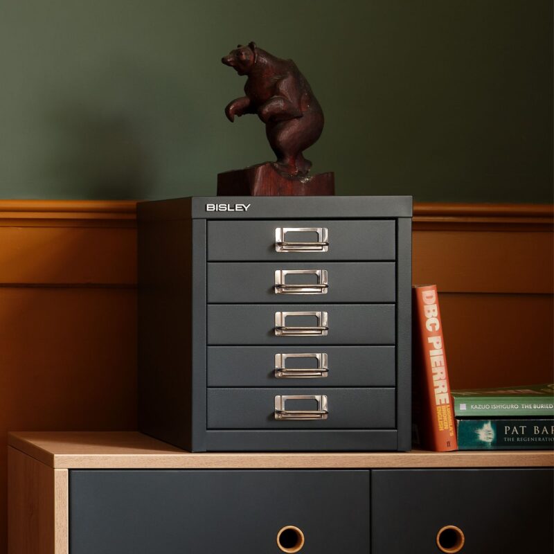 オフィス家具 bisley cabinet black Bisley Filing Cabinet - 4 Drawer - Black - BSFF | AOF
