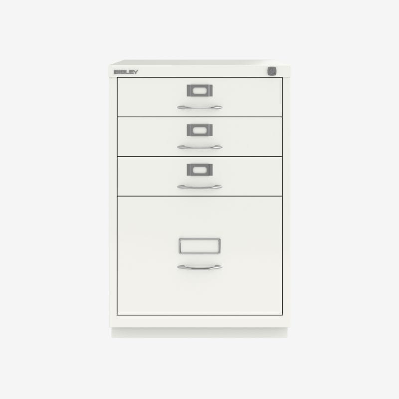 Bisley F Series Filer Combination Drawer in Chalk | Classic Bisley Design