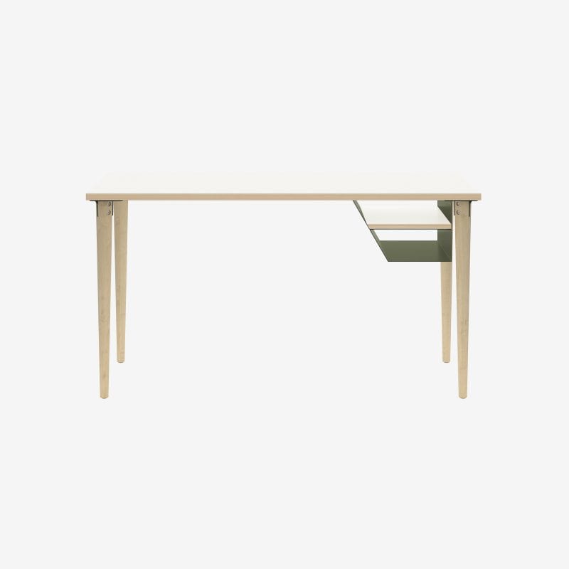 Bisley Poise Desk in Olive Green | Wooden Office Desks | Modern Office Desks
