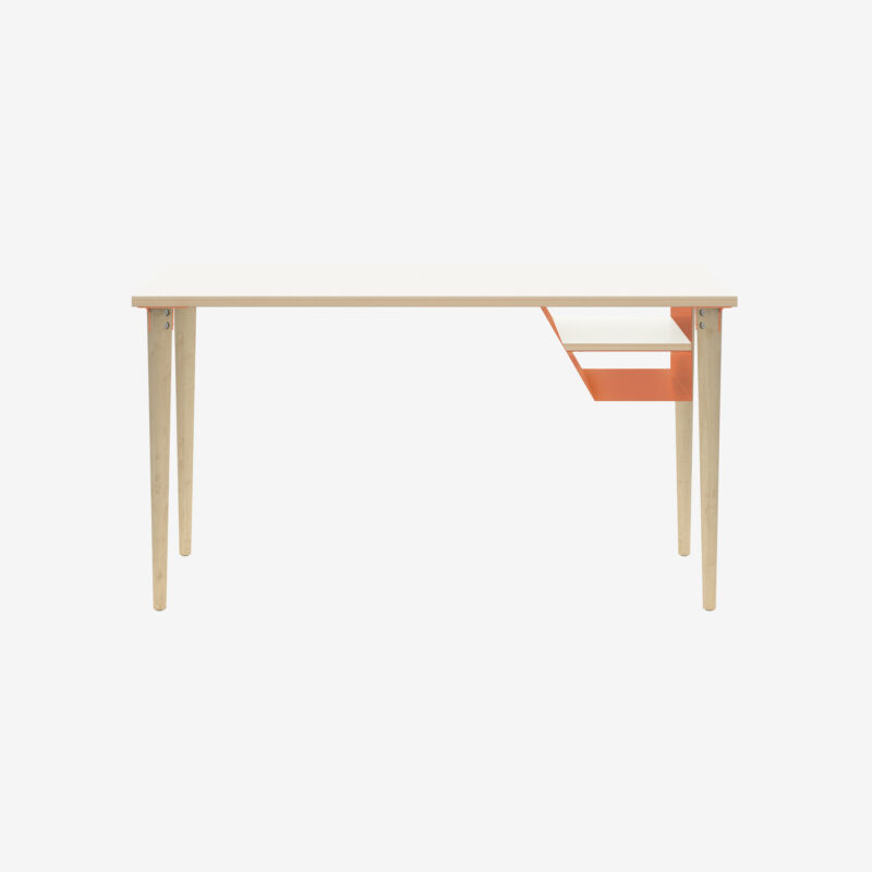 Bisley Poise Desk in Coral | Wooden Office Desks | Modern Office Desks