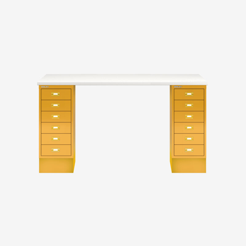 Bisley MultiDesk | Storage Desk with Drawers & Matching Handles