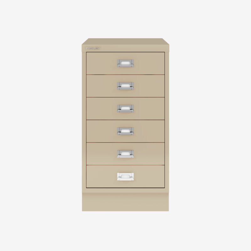 Bisley 6 Drawer Cabinet in Natural Canvas | 6 Drawer Filing System | Bisley Shop