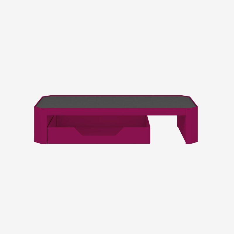 Small Monitor Stand in Berry | Monitor Stand With Storage | Bisley Shop